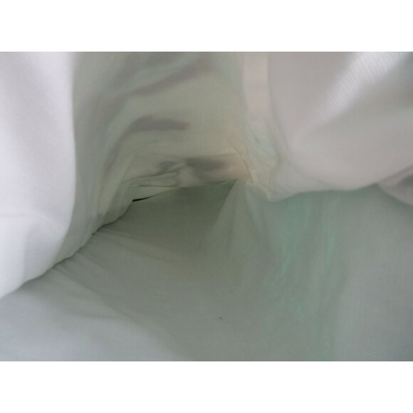 Vintage Embroidered Finished Christmas Stocking Girl Doll Teddy Bear Santa GUC - Picture 16 of 16